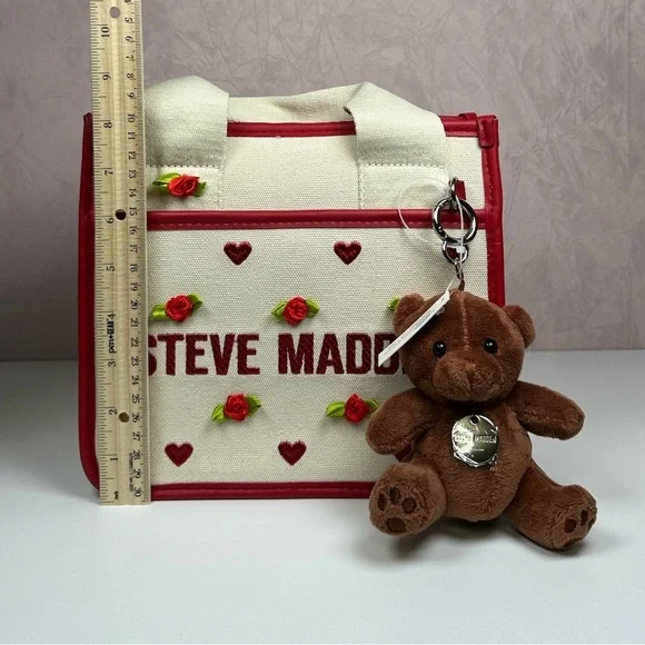 Steve Madde BWebber Rosette Natural with Teddy Bear Charm - Picture 2 of 13